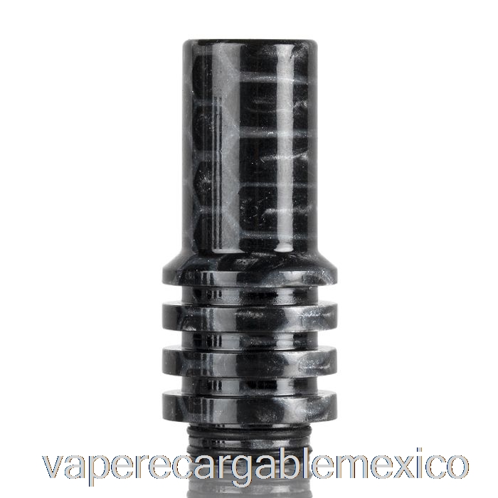 Vape Recargable 510 Chimenea Piel De Serpiente Punta De Goteo Negro